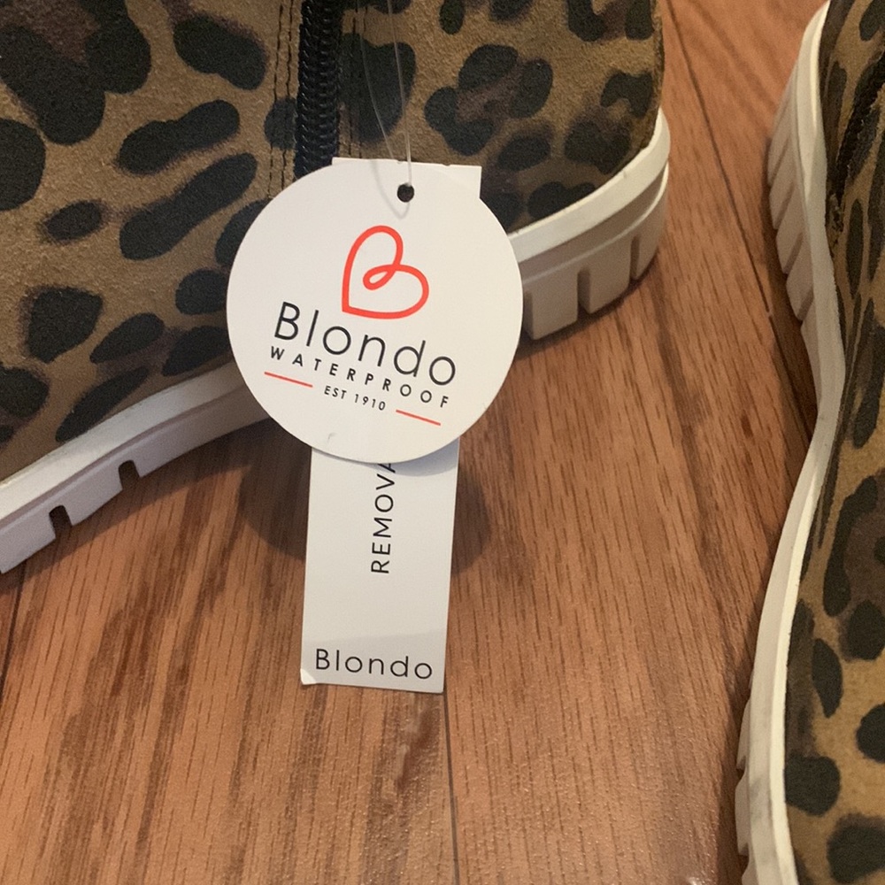Blondo Animal Print Waterproof Boots - Picture 4 of 8